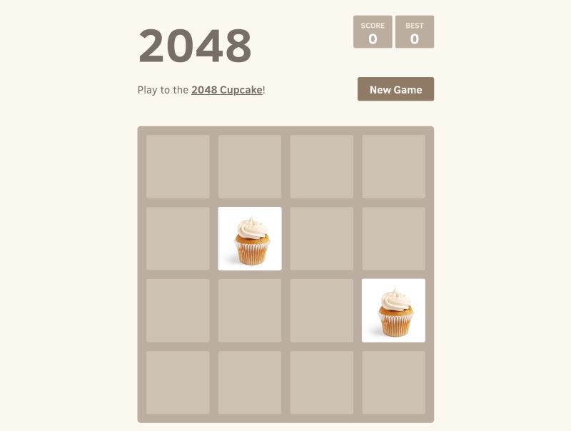 2048 Cupcakes