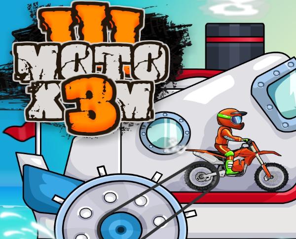 RimSim on X: Moto x3m 3 unblocked - Play y8 moto x3m 3 stunt bike game  online -   / X